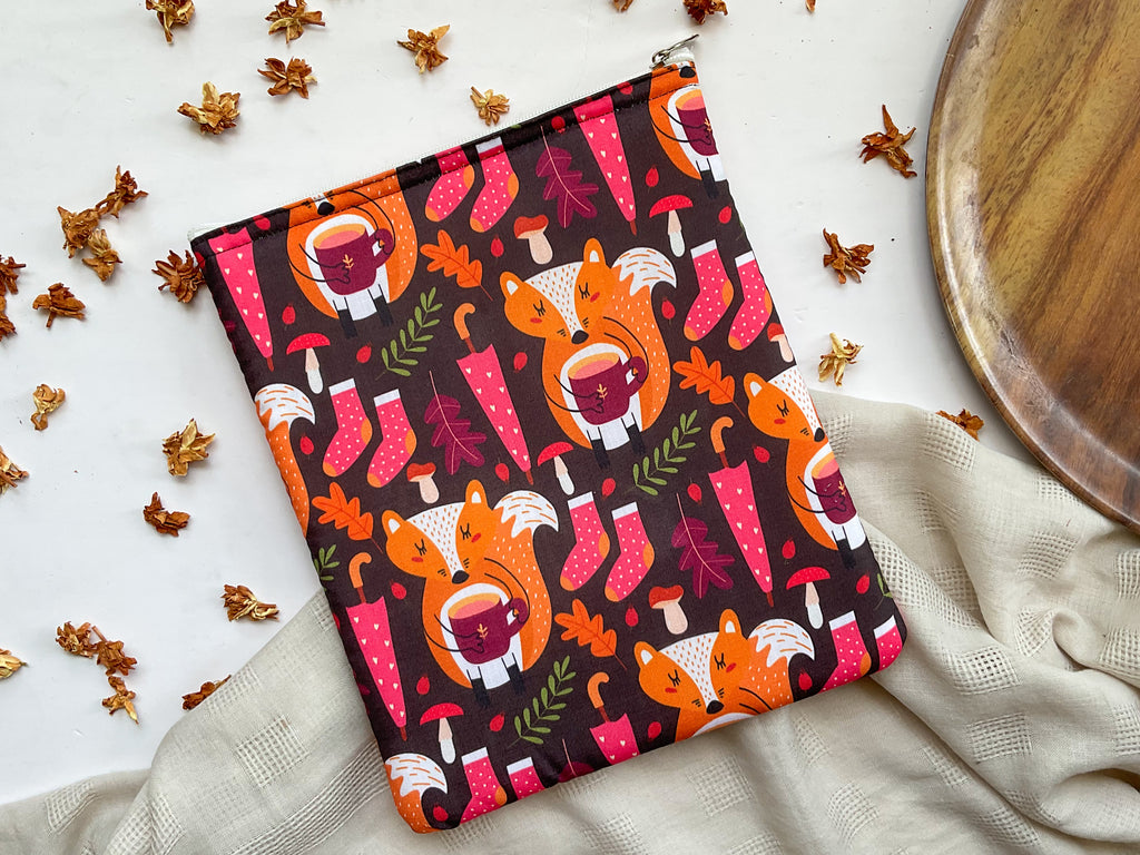 Fall Fox Coffee Book Sleeve
