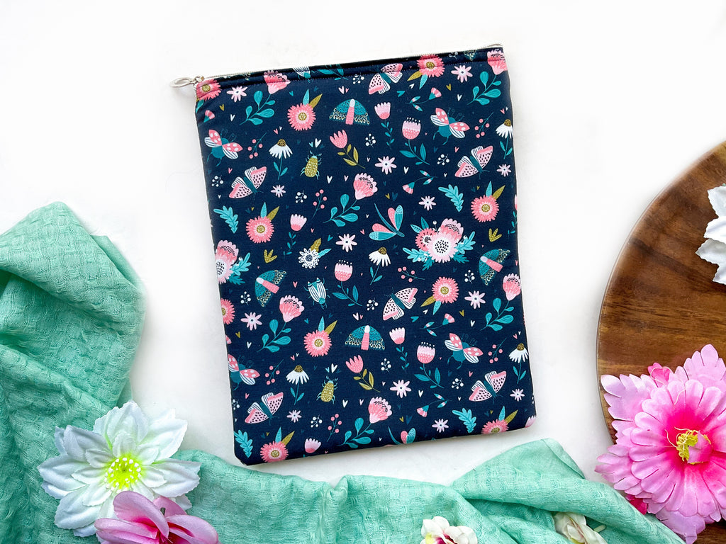 Floral & Insects Butterfly Moth Book Sleeve