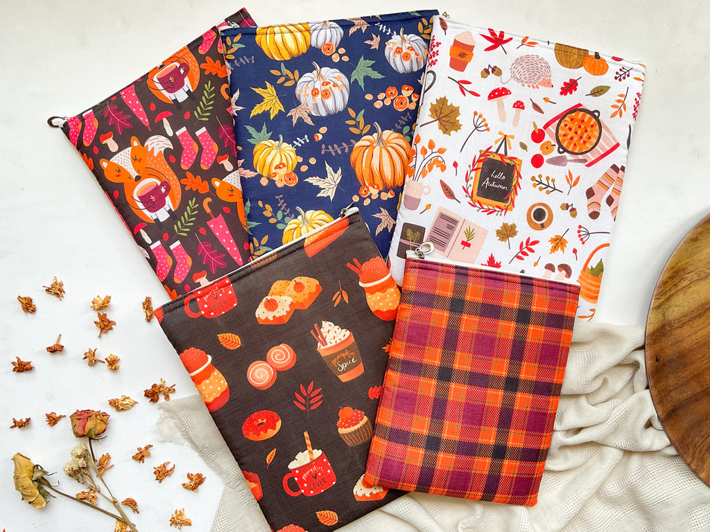 Pumpkin Book Sleeve