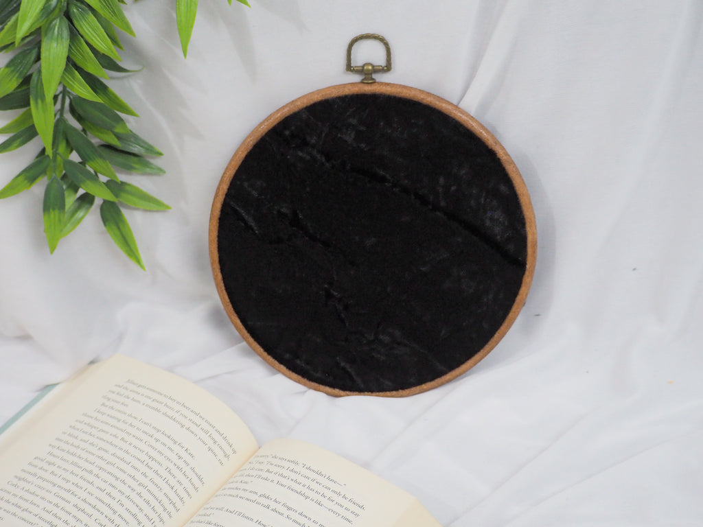 Black Velvet Enamel Pin Hoop Display
