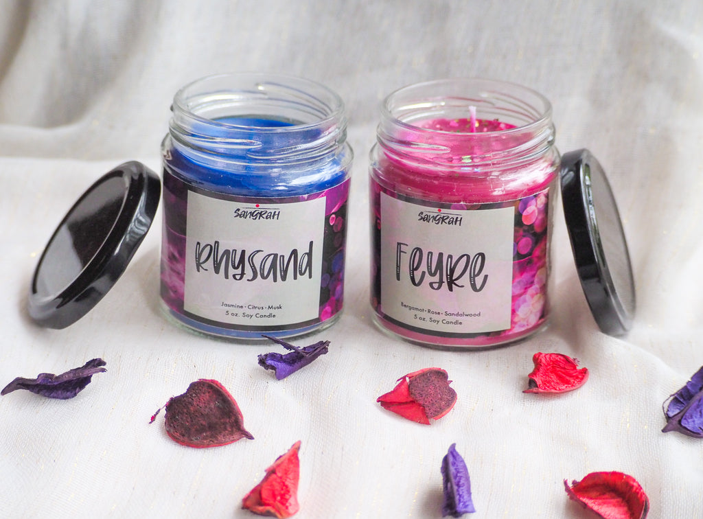 Rhysand and Feyre Soy Candles -  Acotar