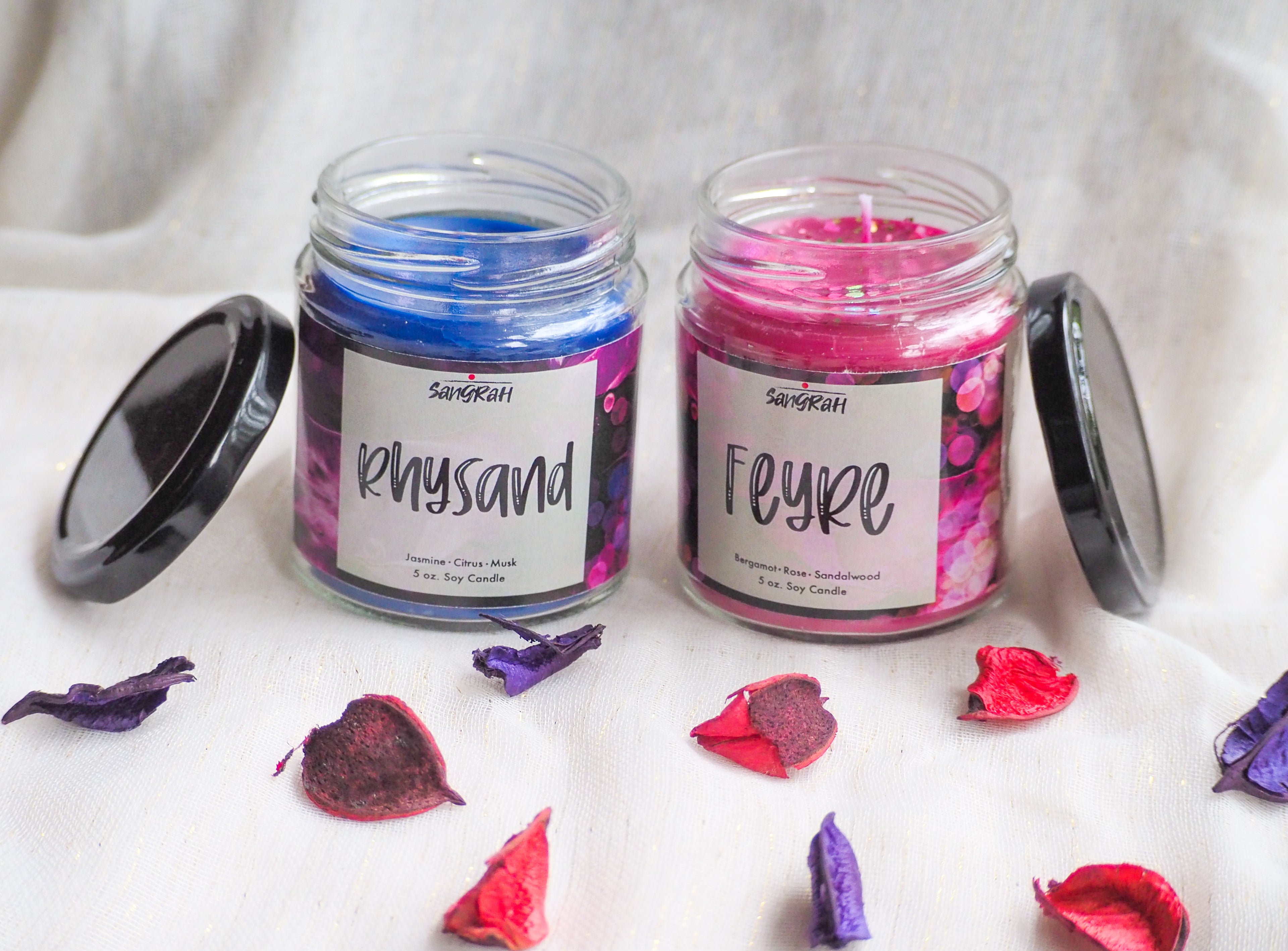 Rhysand and Feyre Soy Candles -  Acotar