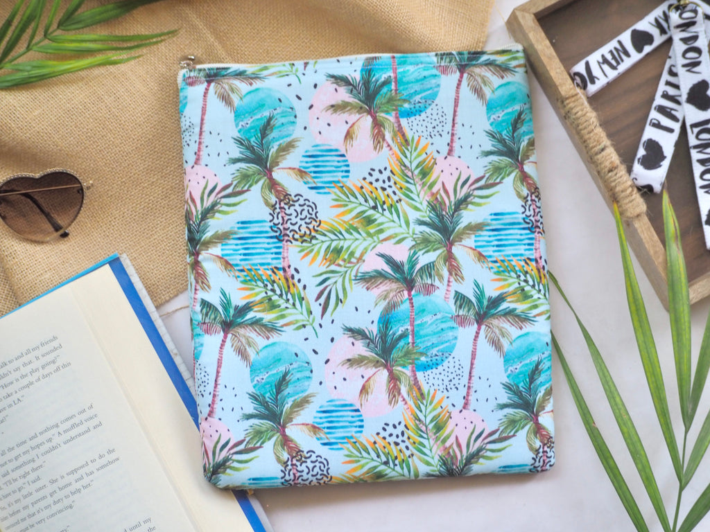 Travel Summer Palm Beach Rainbow Book Sleeve