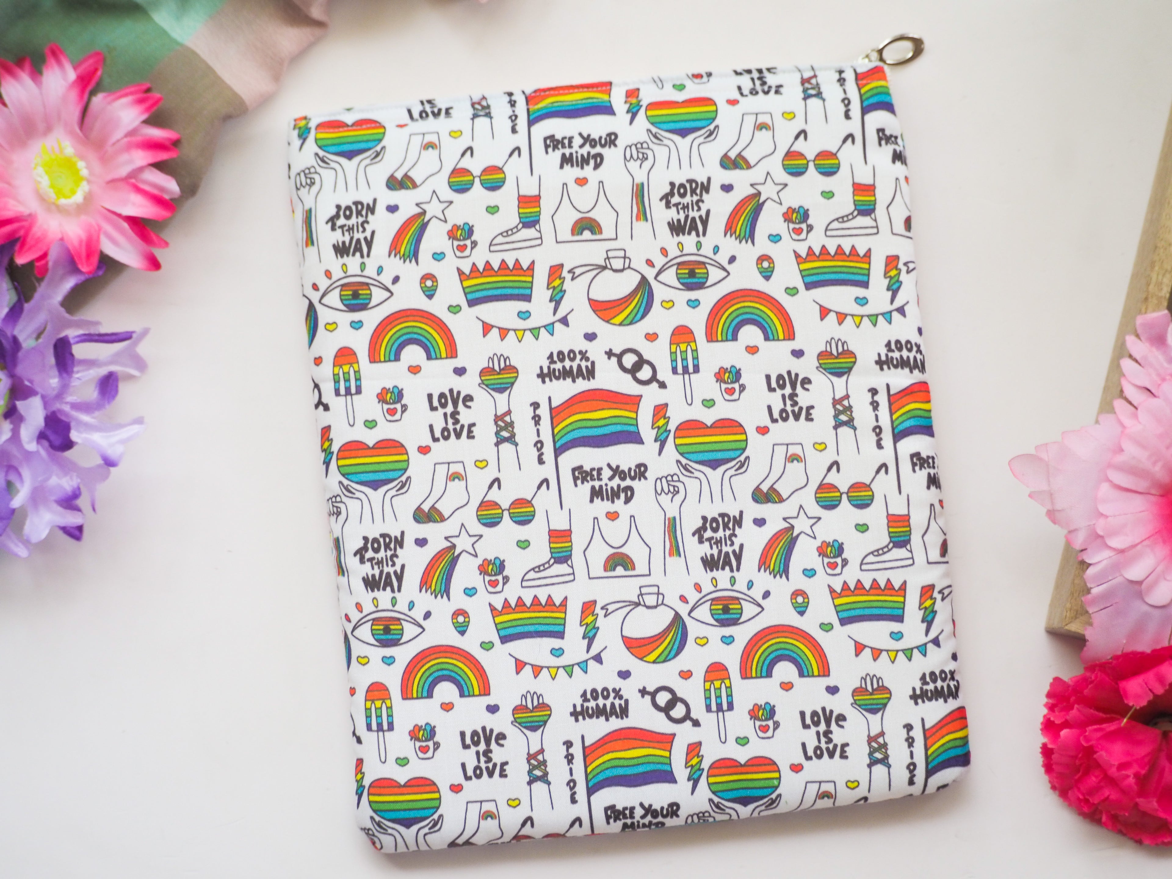 Rainbow and Pride Book Sleeve