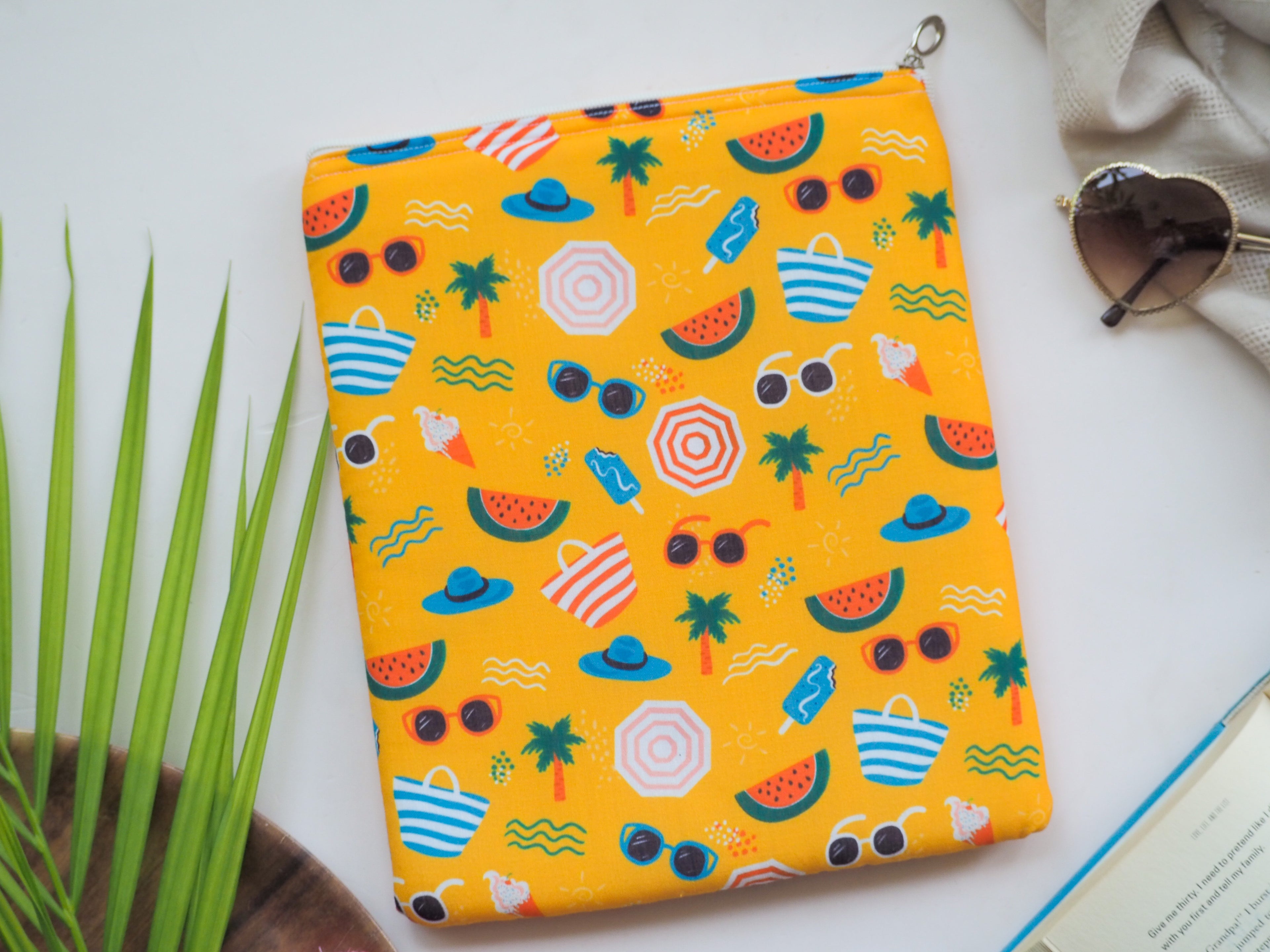 Tropical Summer Beach Book Sleeve