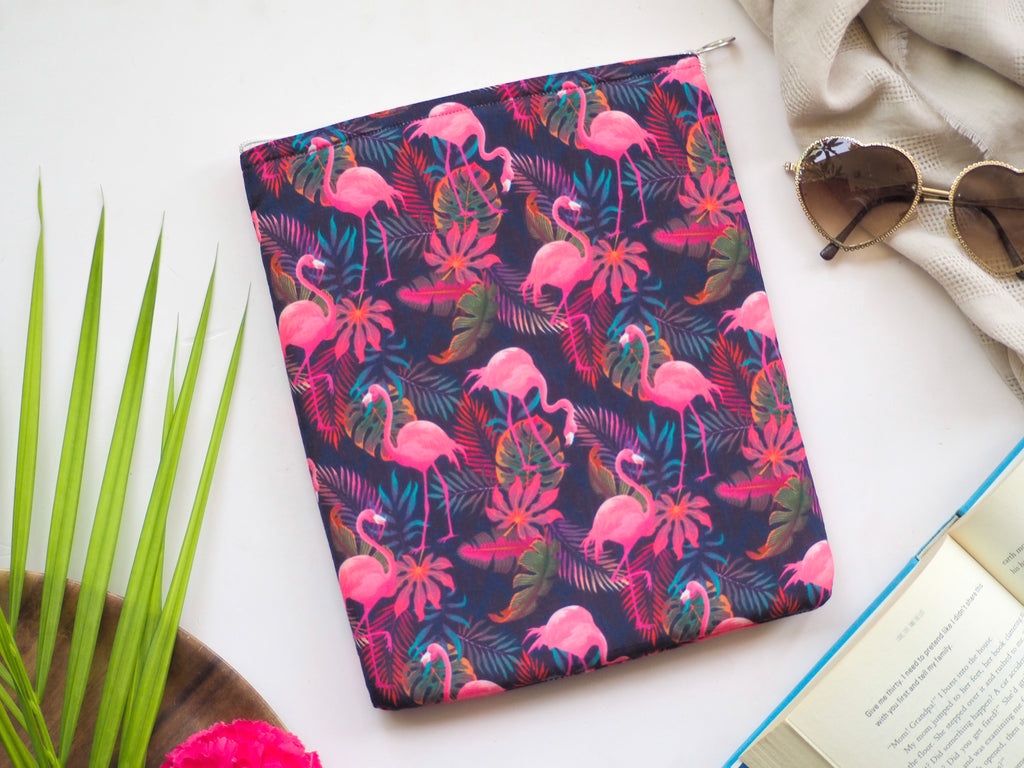Flamingo Tropical Book Sleeve