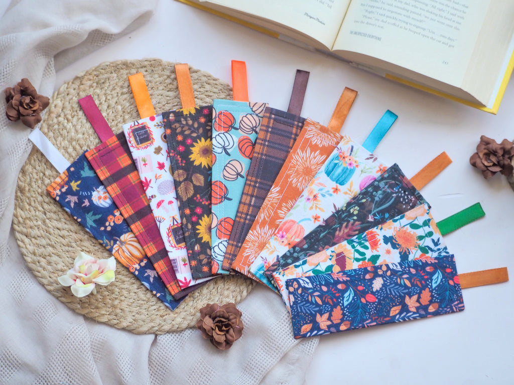 Fall Floral Bookmarks
