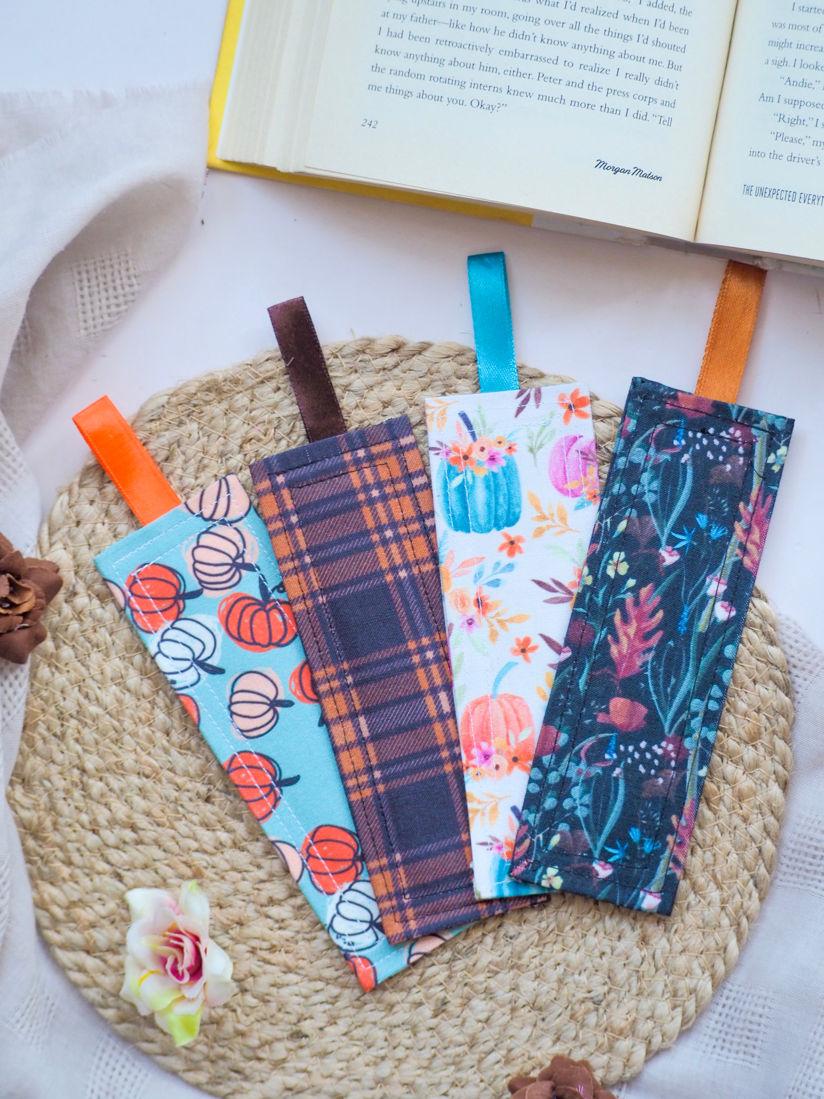 Fall Floral Bookmarks