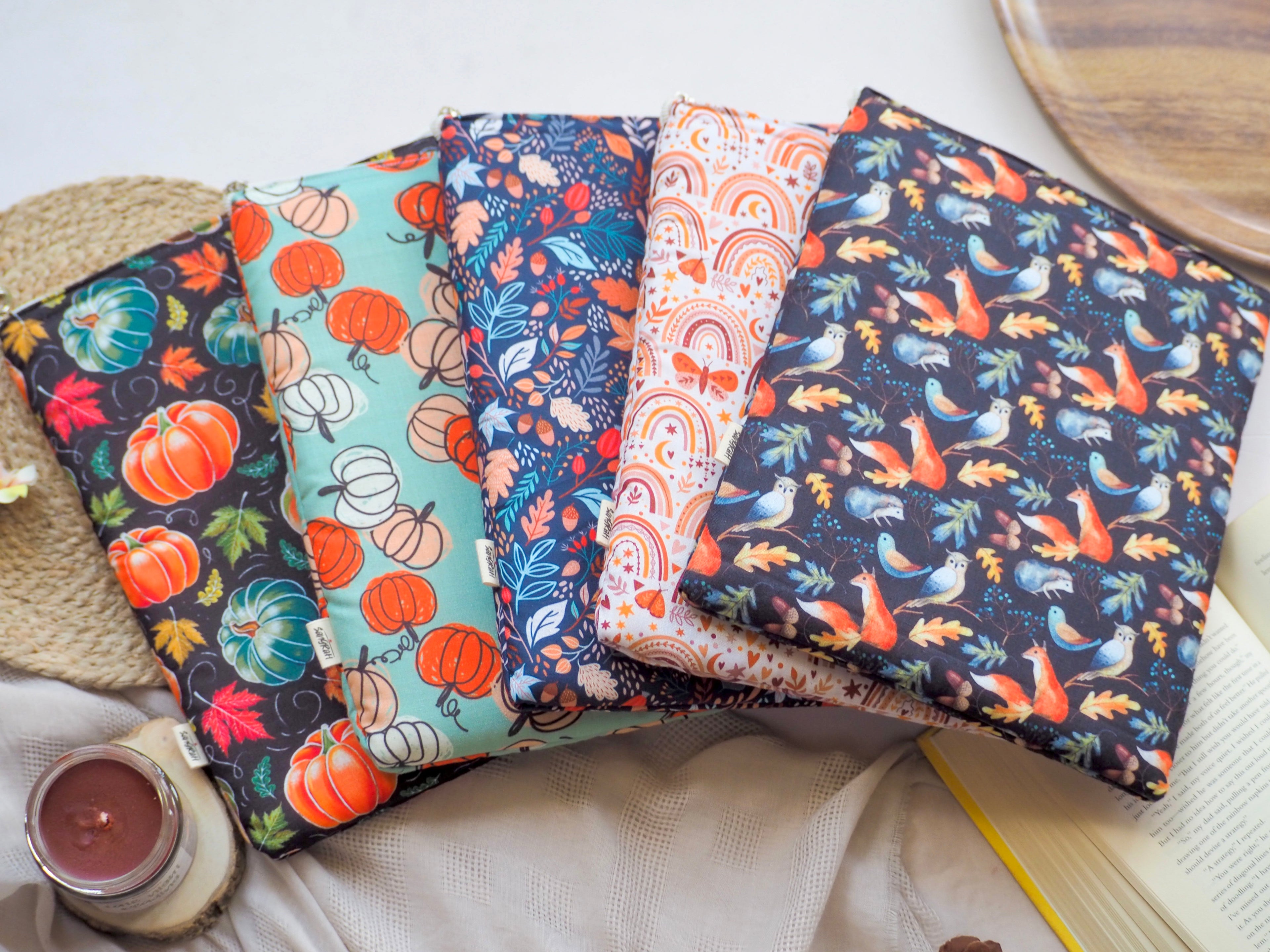 Autumn Leaves Forest Book Sleeve