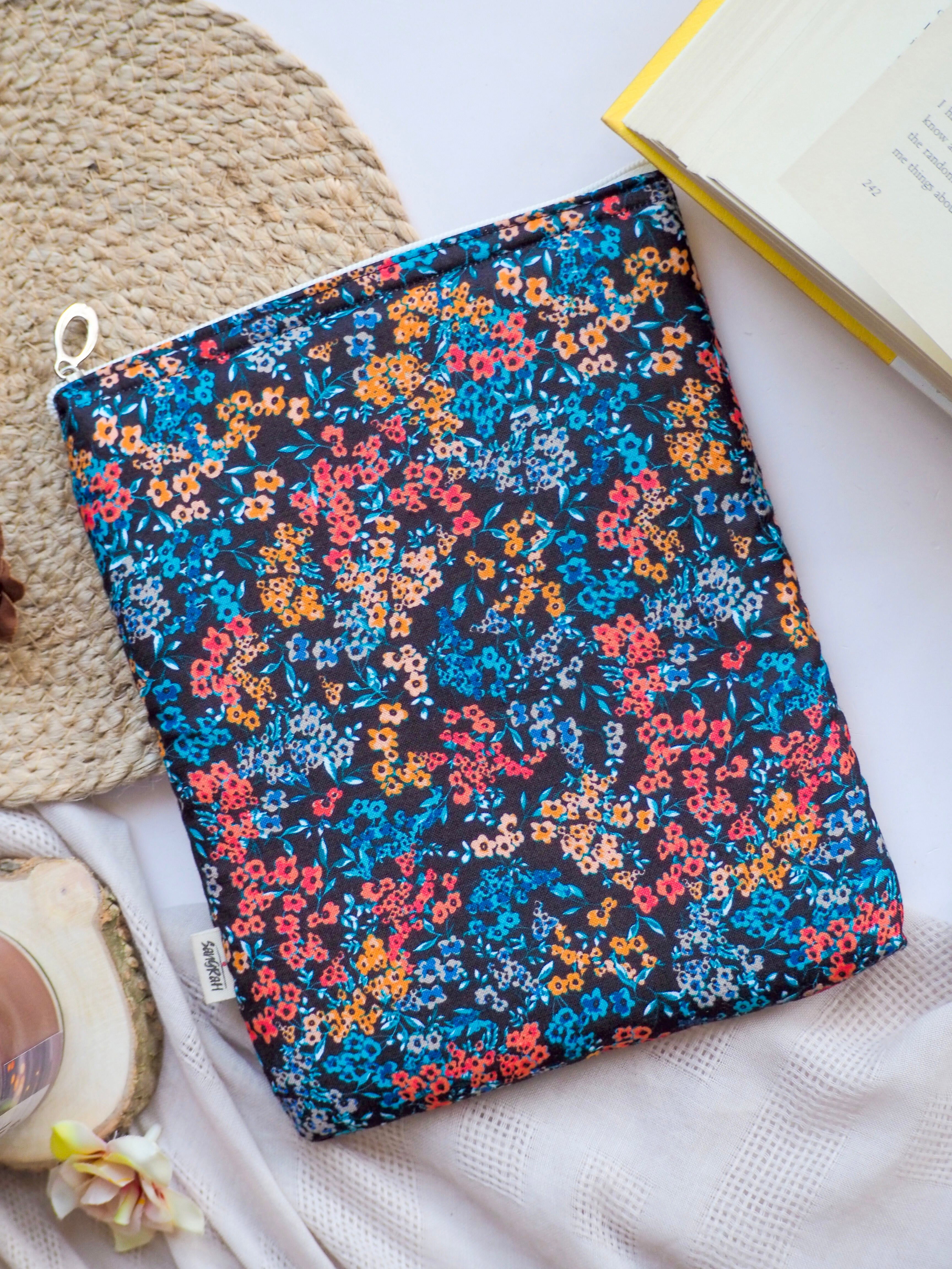 Colourful Floral Fall Autumn Book Sleeve