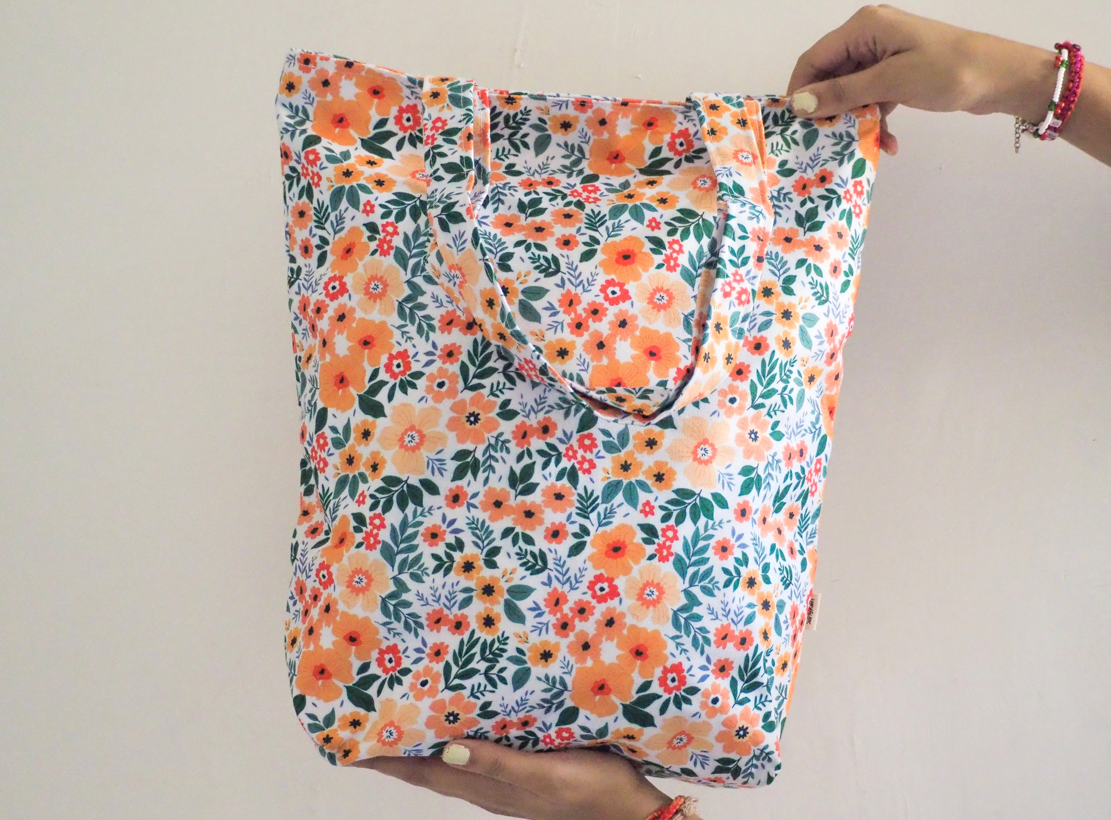 Autumn Flowers Tote Bag