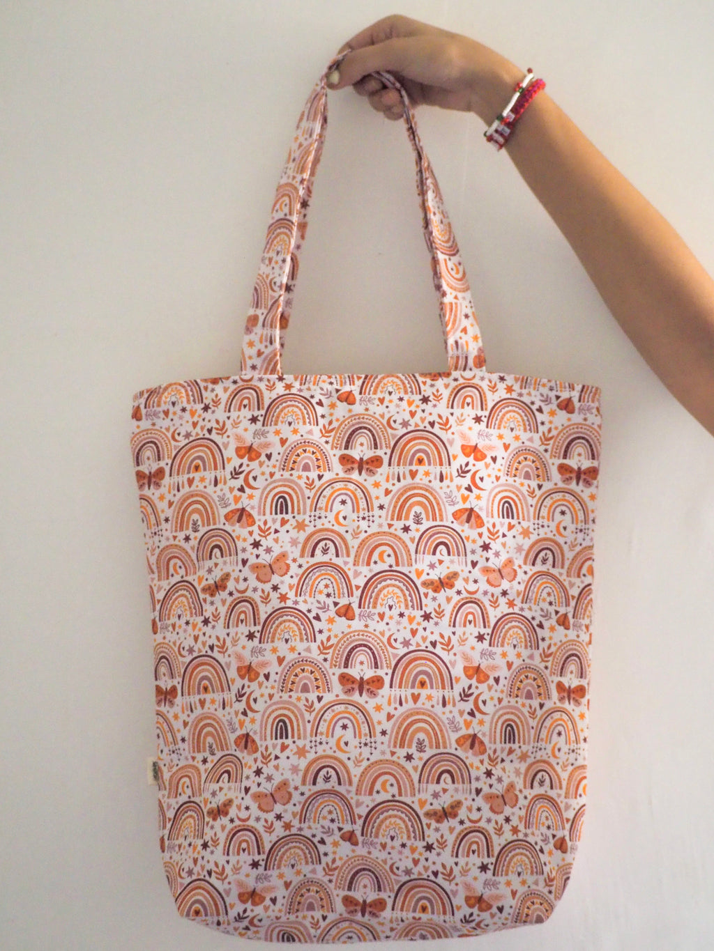 Fall Rainbow Tote Bag