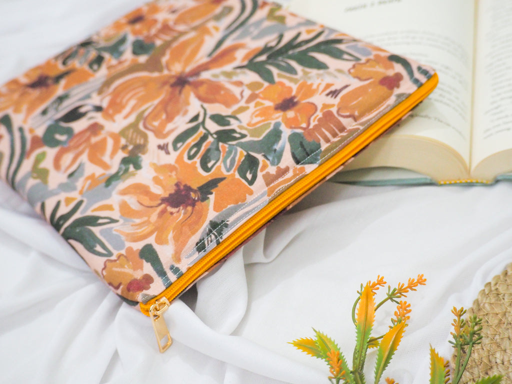 Autumn Floral Book Sleeve