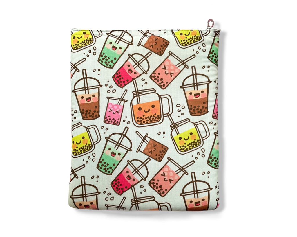 Kawai Boba Tea Kpop Kdrama Book Sleeve