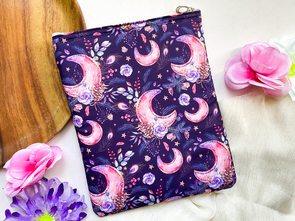 Halloween Fantasy Moon Phases Book Sleeve