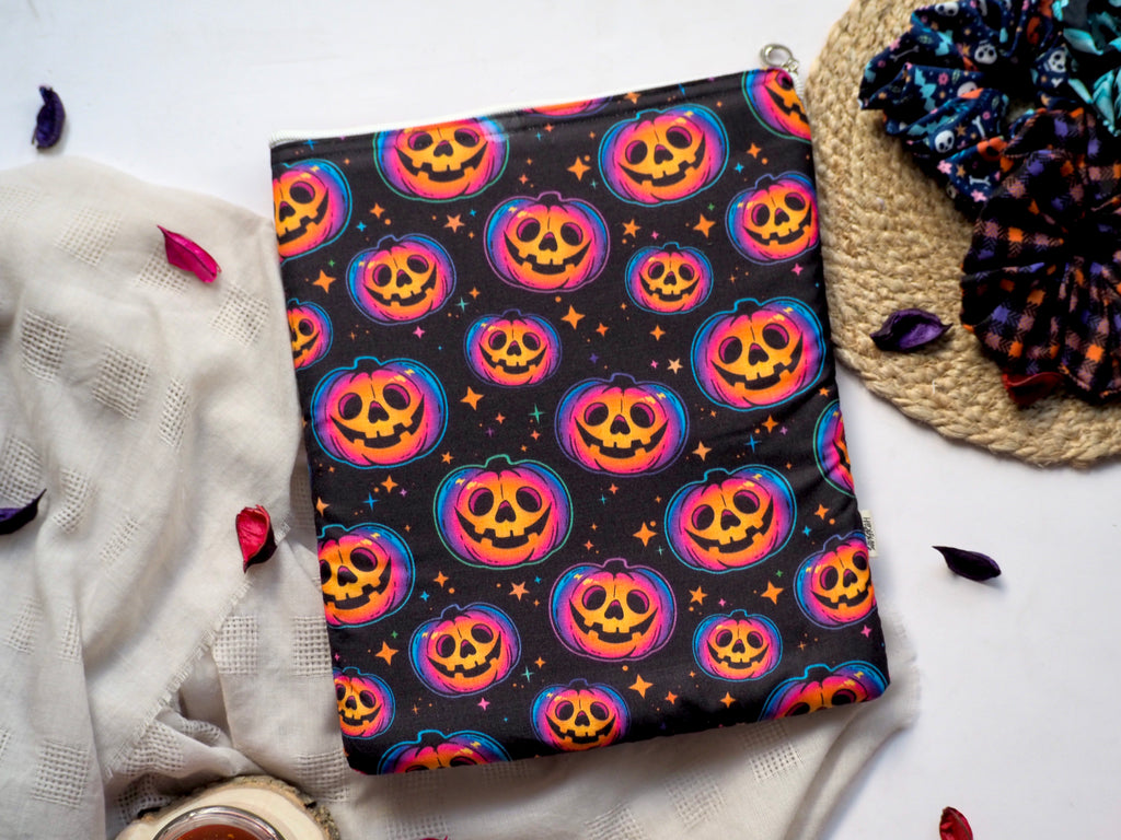 Halloween Fantasy Pumpkin Book Sleeve