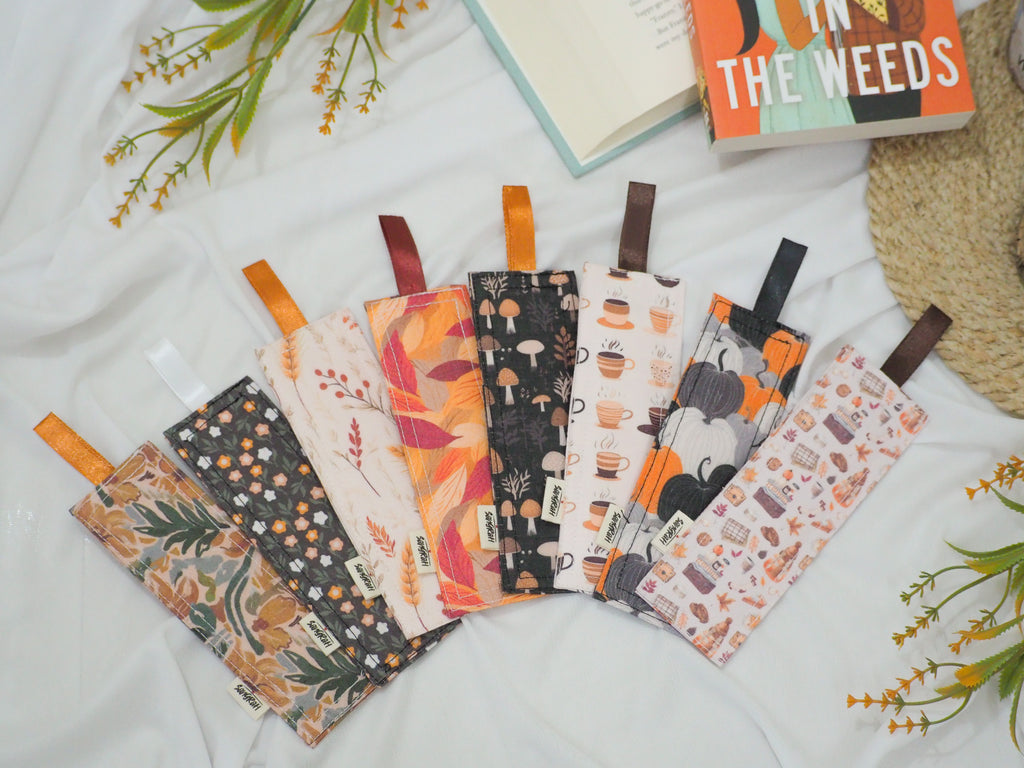 Fall Floral Bookmarks