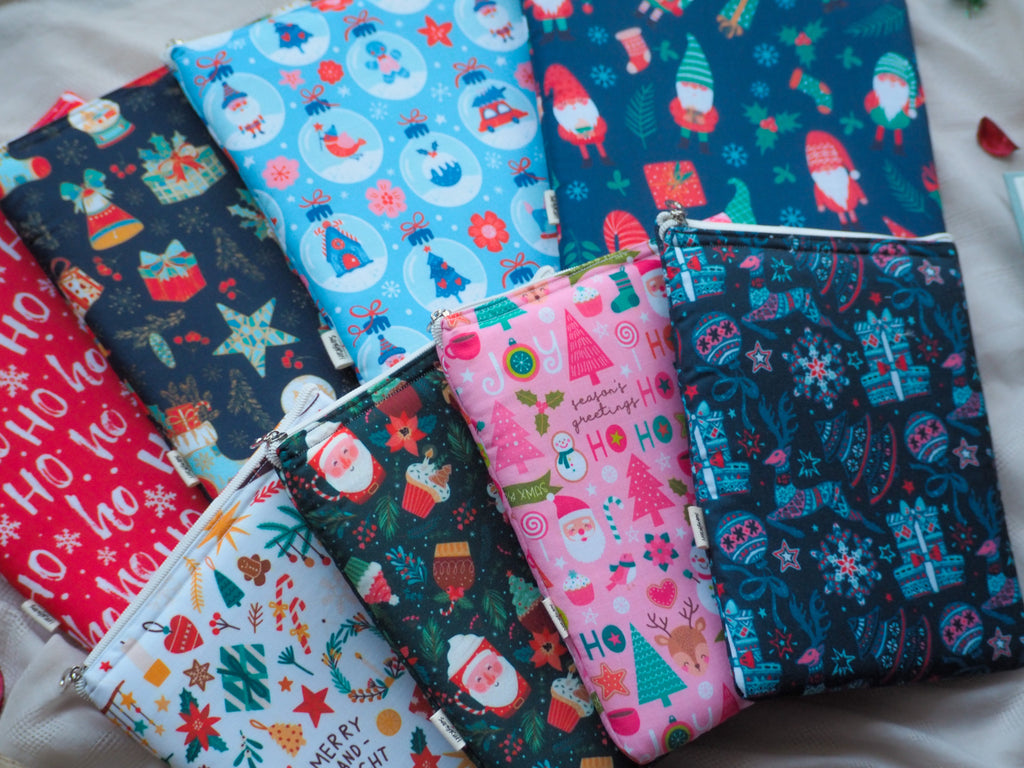 Christmas Gnomes Book Sleeve